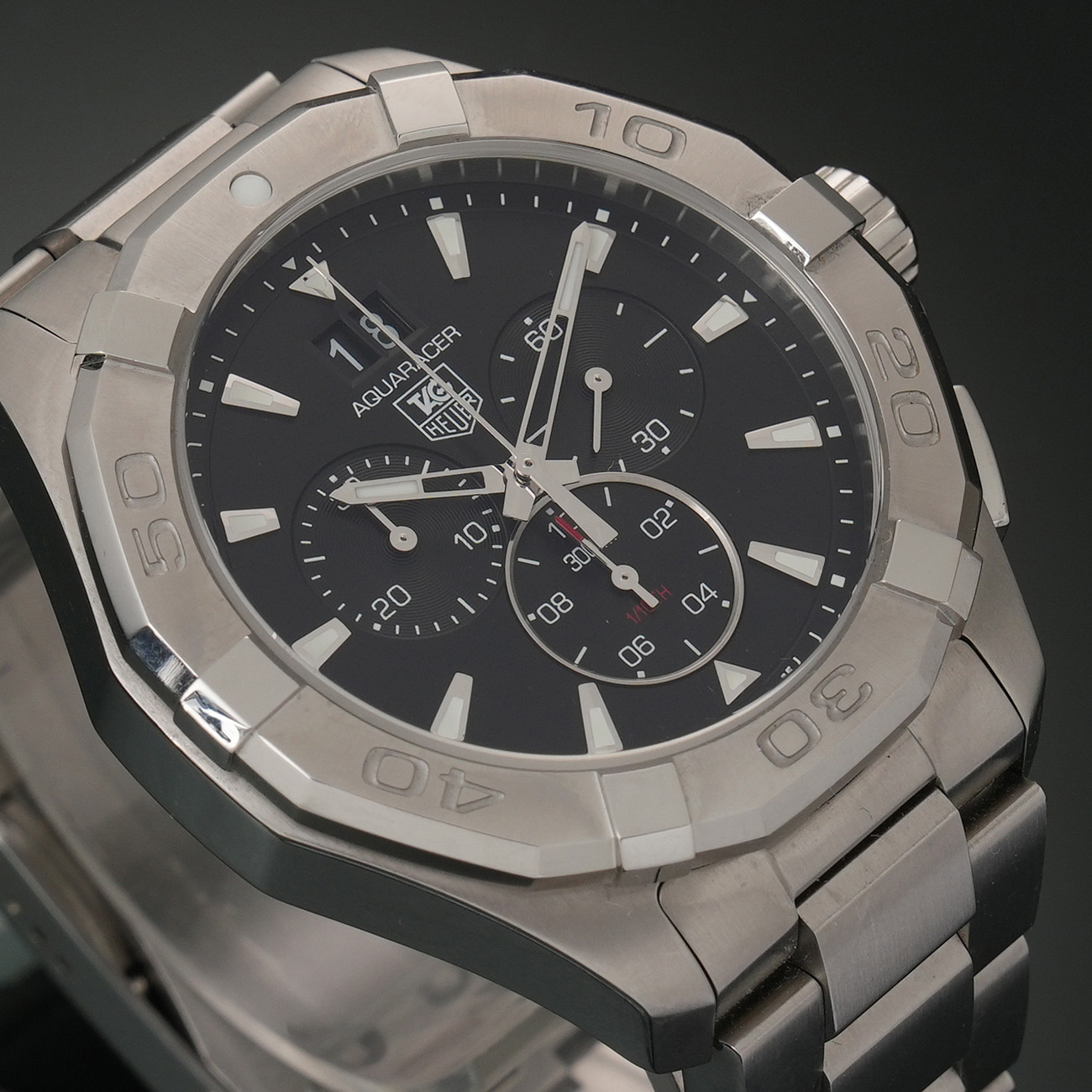 TAG HEUER(USED)태그호이어 아쿠아레이서 크로노 CAY1110